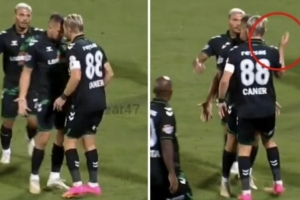 前国米后卫埃尔金在土耳其联赛中打队友耳光 吃到红牌+被球队除名