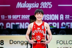 身高1米61的竹内美耶当选U16女篮亚洲杯MVP 她视河村勇辉为偶像
