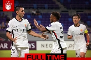 2025/2026赛季亚冠精英联赛第二轮，广岛三箭与上海海港1比1战平。