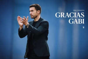 9轮比赛仅积6分排名垫底，萨拉戈萨官方宣布主帅加比离任，并感谢他上赛季在危急时刻接手球队。